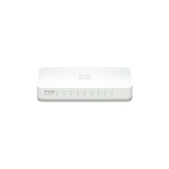 D-Link GO-SW-8E: Easy DesktopSwitch, 8x 10/100 Port, ohne Lüfter D-Link GO-SW-8E: Easy DesktopSwitch, 8x 10/100 Port, ohne Lüfter