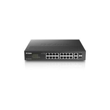D-Link DGS-1100-18PV2: 18 Port PoE+ Switch, 116x Gigabit PoE, 2x Ge/SFP D-Link DGS-1100-18PV2: 18 Port PoE+ Switch, 116x Gigabit PoE, 2x Ge/SFP