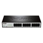 D-Link DES-1024D: 24Port Switch, 100Mbps, Kit für 19, Auto-Uplink, lüfterlos