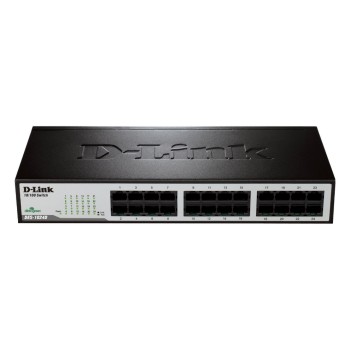 D-Link DES-1024D: 24Port Switch, 100Mbps, Kit for 19, Auto-Uplink, lüfterlos D-Link DES-1024D: 24Port Switch, 100Mbps, Kit for 19, Auto-Uplink, lüfterlos