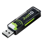 JustID USB Dongle: JID NFC UID lecteur avec émulation de clavier, 13.56 MHz