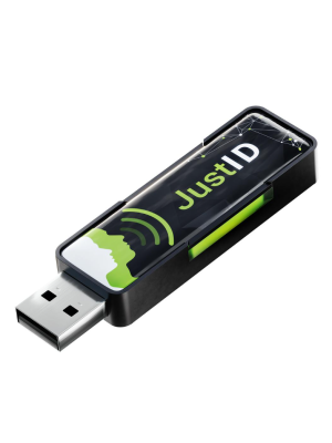 JustID USB Dongle: JID NFC UID lecteur avec émulation de clavier, 13.56 MHz