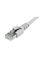 Dätwyler patch cable: S/FTP, 2.5m, grey, Cat.6A, AWG26, 10Gbps, 500MHz