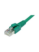 Dätwyler patch cable: S/FTP, 2.5m, grün, Cat.6A, AWG26, 10Gbps, 500MHz