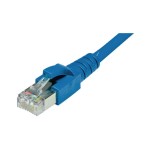 Dätwyler IT Infra Câble de raccordement Cat 6A, S/FTP, 2.5 m, Bleu