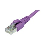 Dätwyler IT Infra Câble de raccordement Cat 6A, S/FTP, 2.5 m, Violet