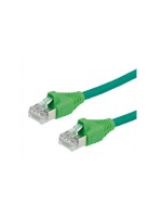 Dätwyler Câble patch: S/FTP, 0.5m, vert, Cat.6, AWG22, 1Gbps, 600MHz