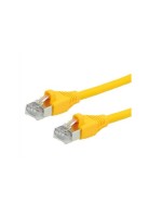 Dätwyler Câble patch: S/FTP, 1m, jaune, Cat.6, AWG22, 1Gbps, 600MHz