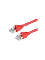 Dätwyler Patch cable: S/FTP, 1m, red, Cat.6, AWG22, 1Gbps, 600MHz