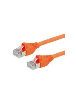Dätwyler Patch cable: S/FTP, 2m, orange, Cat.6, AWG22, 1Gbps, 600MHz