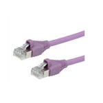 Dätwyler Patch cable: S/FTP, 3m, violett, Cat.6, AWG22, 1Gbps, 600MHz
