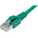 Dätwyler Câble patch: S/FTP, 10m, vert, Cat.6, AWG22, 1Gbps, 600MHz