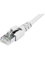 Dätwyler Patch cable: S/FTP, 7.5m, white, Cat.6A, AWG22, 10Gbps, 600MHz