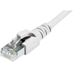 Dätwyler Câble patch: S/FTP, 20m, blanc, Cat.6A, AWG22, 10Gbps, 600MHz