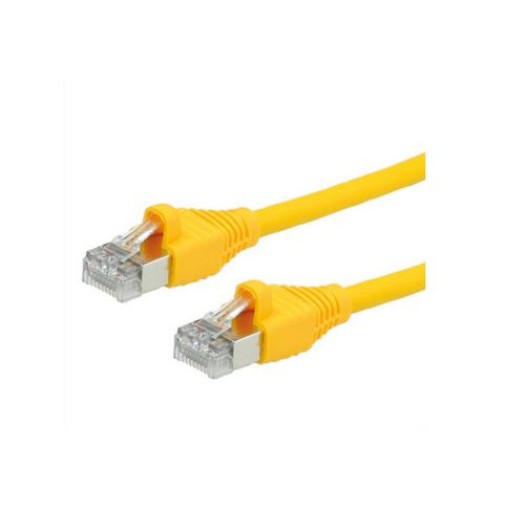 Dätwyler Câble patch: S/FTP, 1.5m, jaune, Cat.6A, AWG22, 10Gbps, 600MHz