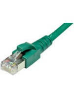 Dätwyler Patch cable: S/FTP, 1.5m, grün, Cat.6A, AWG22, 10Gbps, 600MHz