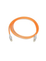 Dätwyler PUR patch cable: S/FTP, 0.5m,orange, Cat.6A, AWG26, Ölbeständig