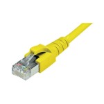 Dätwyler Patch cable: S/FTP, 0.5m, yellow, Cat.6, AWG22, 1Gbps, 600MHz
