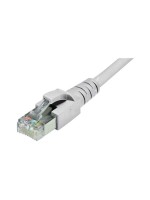 Dätwyler Patch cable: S/FTP, 10m, grey, Cat.6, AWG22, 1Gbps, 600MHz