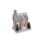 Dameco Poser Maison XMAS, 25 cm, gris