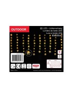Dameco Rideau lumineux à LED avec 11 brins, 83 LEDs, 80 x 220 cm