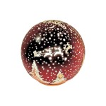 Dameco Boule à neige Ø 12 cm, rouge