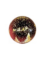 Dameco Boule à neige Ø 15 cm, rouge