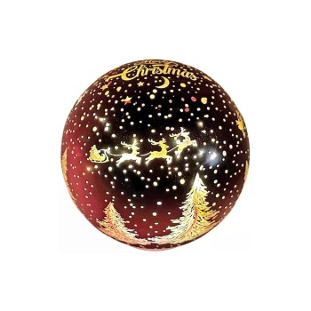 Dameco LED Glasdekoration 15x14cm rot, 10 LED ww, inkl. Timer 6/18h, exkl. 3xAA Dameco LED Glasdekoration 15x14cm rot, 10 LED ww, inkl. Timer 6/18h, exkl. 3xAA