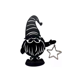 Dameco LED Wichtel Metall 12x39x45cm, 40 LED ww, with Timer 6/18h, exkl. 3xAA Dameco LED Wichtel Metall 12x39x45cm, 40 LED ww, with Timer 6/18h, exkl. 3xAA