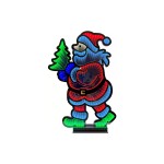 Dameco LED Infinity Santa 42x60x60cm, 435 LED ww, inkl.Timer 6/18h, IP55