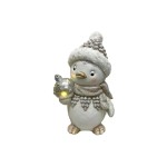 Dameco Figurine LED Pingouin, 3 LED, 43.5 cm