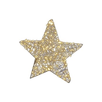 Dameco LED Stern Metall 8x58cm, 180 LED ww, inkl.Timer 6/18h, IP55 Dameco LED Stern Metall 8x58cm, 180 LED ww, inkl.Timer 6/18h, IP55