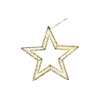 Dameco LED Stern Metall 5x40cm, 150 LED ww, inkl.Timer 6/18h, IP55 Dameco LED Stern Metall 5x40cm, 150 LED ww, inkl.Timer 6/18h, IP55