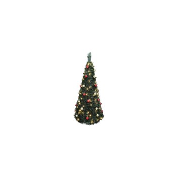 Dameco LED Pop-up-tree grün Höhe 180cm, LED ww, Deko red gold, with Timer, IP55 Dameco LED Pop-up-tree grün Höhe 180cm, LED ww, Deko red gold, with Timer, IP55