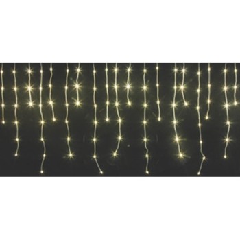 Dameco LEDVorhang Outdoor Icicle 400x80cm, LED ww, with Timer 6/18h, IP55 Dameco LEDVorhang Outdoor Icicle 400x80cm, LED ww, with Timer 6/18h, IP55