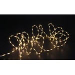 Dameco LED Outdoor Micro Draht silber 250cm, LED ww, inkl. Timer 6/18h, IP55
