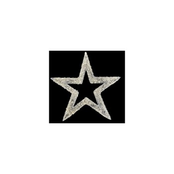 Dameco LED Stern white Outdoor 70x8x70cm, LED ww, with Timer 6/18h, IP55 Dameco LED Stern white Outdoor 70x8x70cm, LED ww, with Timer 6/18h, IP55