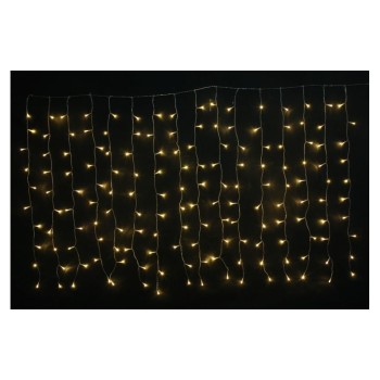 Dameco LEDVorhang Outdoor 160x100cm, LED ww, with Timer 6/18h, IP55 Dameco LEDVorhang Outdoor 160x100cm, LED ww, with Timer 6/18h, IP55