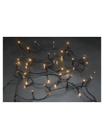 Dameco LED Outdoor Lichterkette 3.75m, LED ww, with Timer 6/18h, exkl. 3x AA
