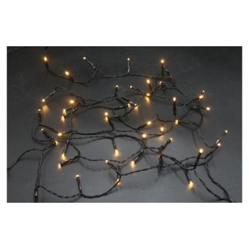 Dameco LED Outdoor Lichterkette 3.75m, LED ww, with Timer 6/18h, exkl. 3x AA