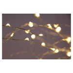 Dameco LED Micro Draht Lichterkette 390cm, LED ww, inkl. Timer 6/18h, exkl. 3x AA