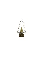 Dameco Arbre décoratif LED avec cerf, 35 cm