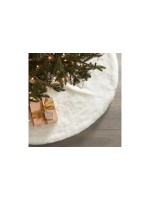 Dameco Jupe « sapin de Noël », Blanc, 70 cm