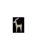 Dameco LED Rentier Candy, Outdoor, farbige PET Streifen, 960 LED