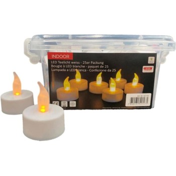 Dameco LED Teelicht, ws, 25er Packung Dameco LED Teelicht, ws, 25er Packung