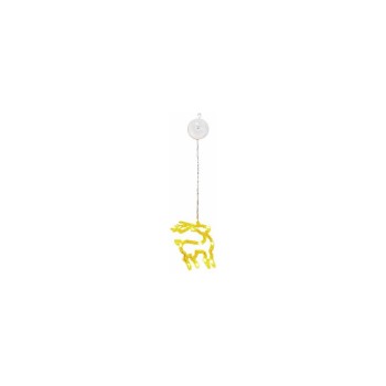 Dameco LED Rentier, 10 LED, for Fenster, transparent leuchtend Dameco LED Rentier, 10 LED, for Fenster, transparent leuchtend