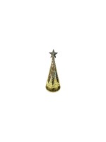 Dameco Sapin de Noël en verre LED Dameco