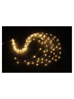 Dameco Guirlande lumineuse à LED Angel Hair 1 m 125 LED, argent