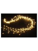 Dameco Guirlande lumineuse à LED Angel Hair 1.5 m 200 LED, argent