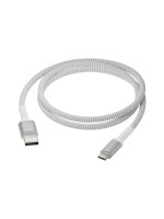 dbramante 1.2m USB-A to USB-C, Braided Cable White